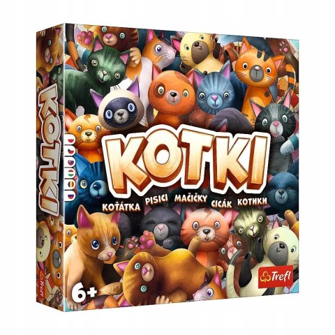 GRA PLANSZOWA RODZINNA KOTKI TREFL dla dzieci 6+ 02081 GRA PLANSZOWA RODZINNA KOTKI TREFL dla dzieci 6+ 02081