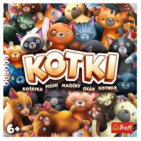 GRA PLANSZOWA RODZINNA KOTKI TREFL dla dzieci 6+ 02081 GRA PLANSZOWA RODZINNA KOTKI TREFL dla dzieci 6+ 02081