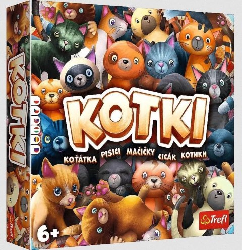 GRA PLANSZOWA RODZINNA KOTKI TREFL dla dzieci 6+ 02081 GRA PLANSZOWA RODZINNA KOTKI TREFL dla dzieci 6+ 02081