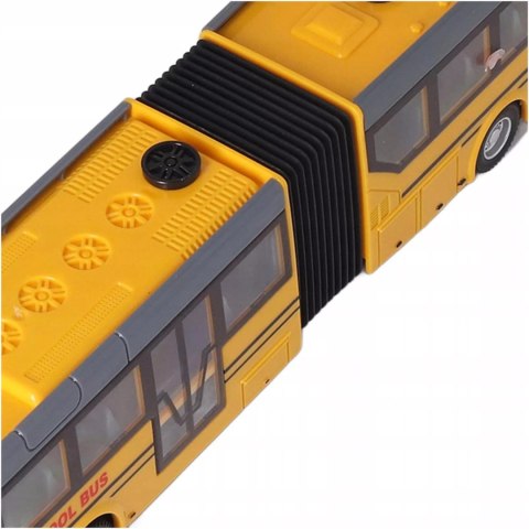 Szkolny autobus przegubowy zdalnie sterowany akumulator ładowarka 9933-6 Szkolny autobus przegubowy zdalnie sterowany akumulator ładowarka 9933-6