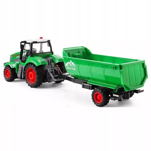 TRAKTOR Z PRZYCZEPĄ ZDALNIE STEROWANY AKUMULATOR ŁADOWARKA 9877-14 TRAKTOR Z PRZYCZEPĄ ZDALNIE STEROWANY AKUMULATOR ŁADOWARKA 9877-14
