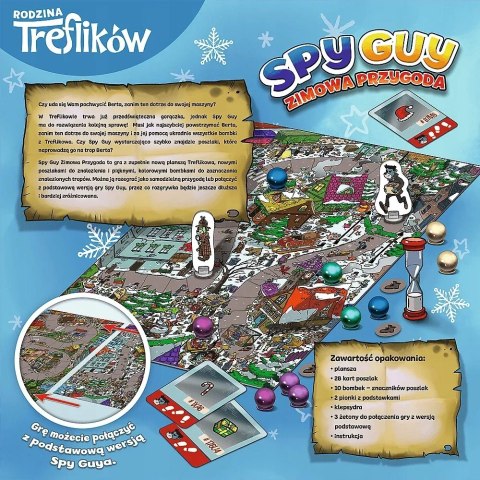 Gra planszowa rodzinna Spy Guy Rodzina Treflików Zimowa edycja Trefl 02516 Gra planszowa rodzinna Spy Guy Rodzina Treflików Zimowa edycja Trefl 02516