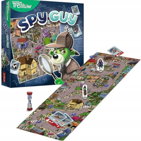 Gra planszowa rodzinna towarzyska Spy Guy Rodzina Treflików Trefl 02298 Gra planszowa rodzinna towarzyska Spy Guy Rodzina Treflików Trefl 02298