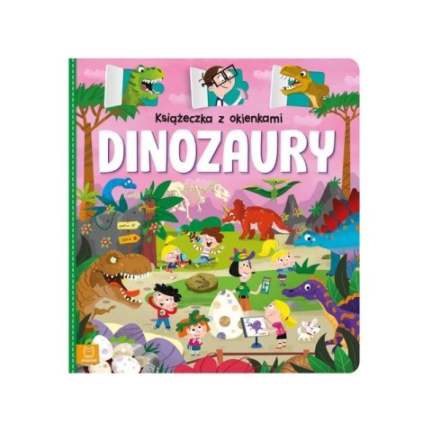 Książka z okienkami dinozaury Książka z okienkami dinozaury