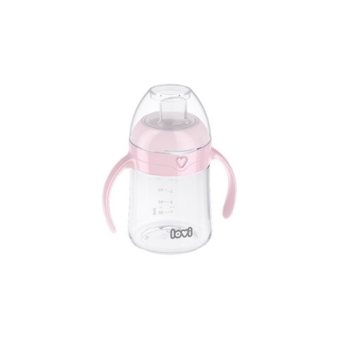 Kubek z ustnikiem 150ml pink LOVI Kubek z ustnikiem 150ml pink LOVI