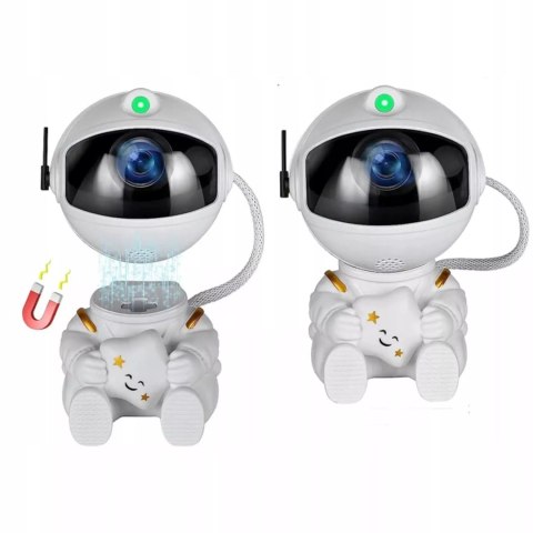 LAMPKA LED PROJEKTOR RZUTNIK GWIAZD NIEBA ASTRONAUTA DLA DZIECI PILOT A2778 LAMPKA LED PROJEKTOR RZUTNIK GWIAZD NIEBA ASTRONAUTA DLA DZIECI PILOT A2778