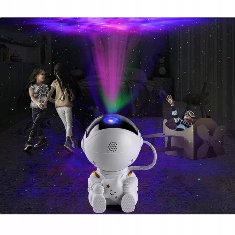 LAMPKA LED PROJEKTOR RZUTNIK GWIAZD NIEBA ASTRONAUTA DLA DZIECI PILOT A2778 LAMPKA LED PROJEKTOR RZUTNIK GWIAZD NIEBA ASTRONAUTA DLA DZIECI PILOT A2778