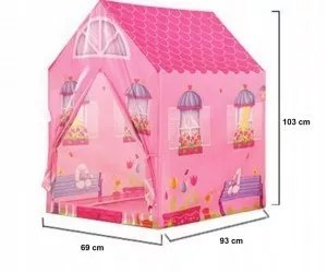 Namiot domek dwa wejścia podłoga dla dzieci 600-17 Namiot domek dwa wejścia podłoga dla dzieci 600-17