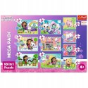 Puzzle Trefl Koci domek Gabi Puzzle 10w1 329 el. W świecie Gabi 96003 Puzzle Trefl Koci domek Gabi Puzzle 10w1 329 el. W świecie Gabi 96003