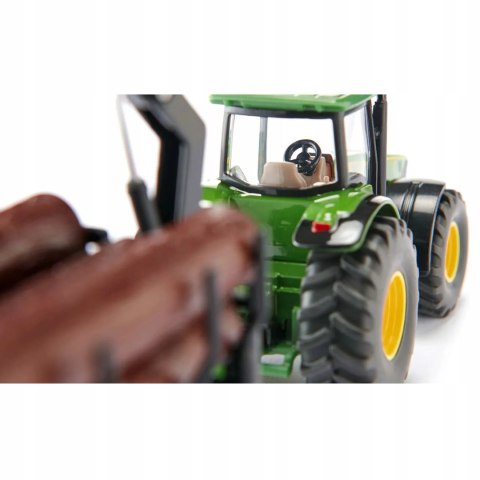 Siku Farmer Traktor z przyczepą leśną metal model 1:50 S1954 Siku Farmer Traktor z przyczepą leśną metal model 1:50 S1954