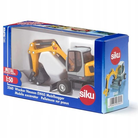 Siku Koparka Wacker Neuson EW65 metal model 1:50 S3560 Siku Koparka Wacker Neuson EW65 metal model 1:50 S3560