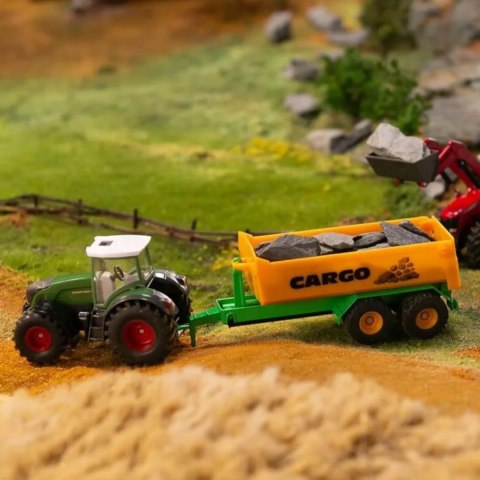 Siku Traktor Fendt z podnośnikiem metal model 1:50 S1989 Siku Traktor Fendt z podnośnikiem metal model 1:50 S1989