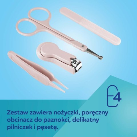 Zestaw piel. do paznokci pink Zestaw piel. do paznokci pink