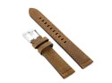 Pasek skórzany do zegarka W25 - brązowy - 22mm Pasek skórzany do zegarka W25 - brązowy - 22mm