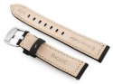 Pasek skórzany do zegarka W29 - czarny - 20mm Pasek skórzany do zegarka W29 - czarny - 20mm
