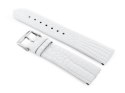 Pasek skórzany do zegarka W57 - biały - 22mm Pasek skórzany do zegarka W57 - biały - 22mm