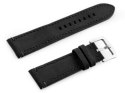 Pasek skórzany do zegarka W72 - czarny/czarna 20mm Pasek skórzany do zegarka W72 - czarny/czarna 20mm