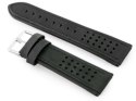 Pasek skórzany do zegarka W80 - czarny - 22mm Pasek skórzany do zegarka W80 - czarny - 22mm