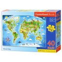 Puzzle 40 el.maxi world map CASTOR Puzzle 40 el.maxi world map CASTOR