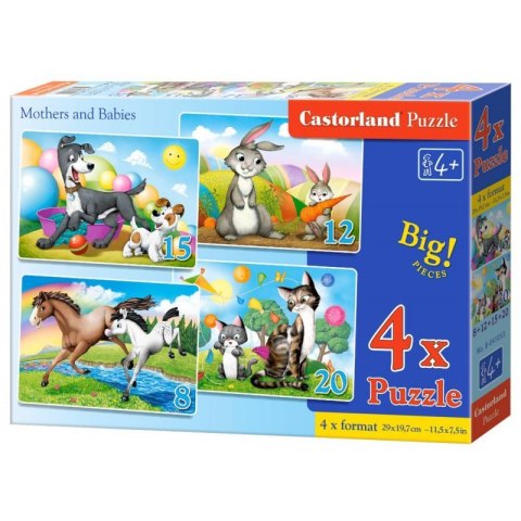 Puzzle 4w1 mothers and babies Puzzle 4w1 mothers and babies