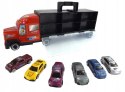 CIĘŻARÓWKA Z AUTAMI METALOWE AUTA TIR LAWETA 997CZ CIĘŻARÓWKA Z AUTAMI METALOWE AUTA TIR LAWETA 997CZ