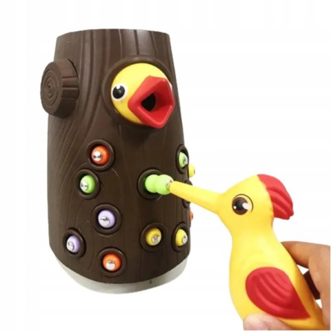 Magnetyczna gra nakarm ptaszka robaczki Montessori LS-29 Magnetyczna gra nakarm ptaszka robaczki Montessori LS-29