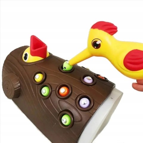 Magnetyczna gra nakarm ptaszka robaczki Montessori LS-29 Magnetyczna gra nakarm ptaszka robaczki Montessori LS-29