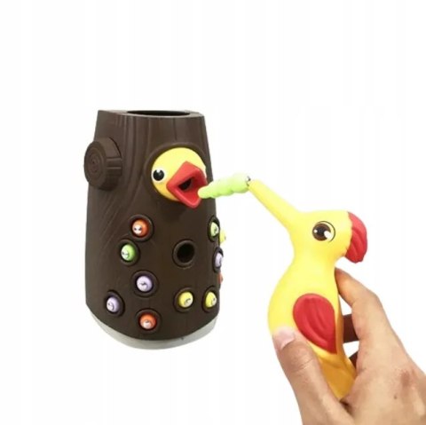 Magnetyczna gra nakarm ptaszka robaczki Montessori LS-29 Magnetyczna gra nakarm ptaszka robaczki Montessori LS-29