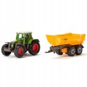 Siku Traktor Fendt z wywrotką kolebową Krampe metal model S1605 Siku Traktor Fendt z wywrotką kolebową Krampe metal model S1605