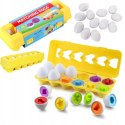 Układanka sorter jajka Montessori kształty LB33-3 Układanka sorter jajka Montessori kształty LB33-3