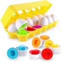 Układanka sorter jajka Montessori kształty LB33-3 Układanka sorter jajka Montessori kształty LB33-3