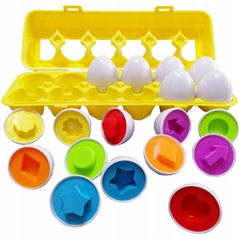 Układanka sorter jajka Montessori kształty LB33-3 Układanka sorter jajka Montessori kształty LB33-3
