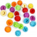 Układanka sorter jajka Montessori kształty LB33-3 Układanka sorter jajka Montessori kształty LB33-3