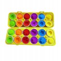 Układanka sorter jajka Montessori kształty LB33-3 Układanka sorter jajka Montessori kształty LB33-3
