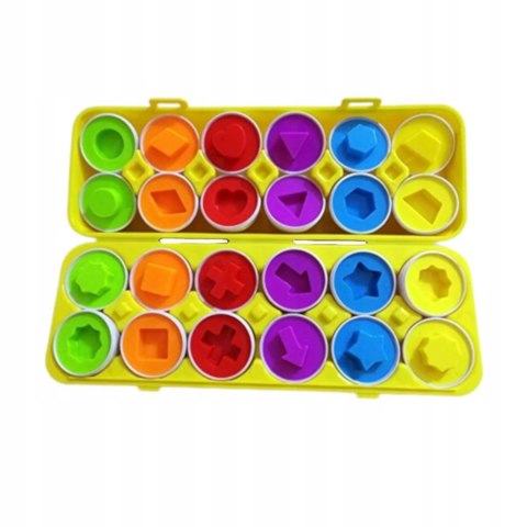 Układanka sorter jajka Montessori kształty LB33-3 Układanka sorter jajka Montessori kształty LB33-3