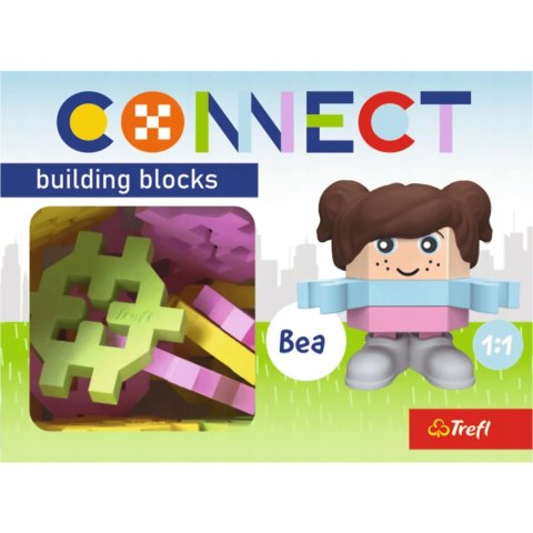 Zestaw klocków Connect - Pocket Girl: Bea 35 elementów 4+ Trefl 62004 Zestaw klocków Connect - Pocket Girl: Bea 35 elementów 4+ Trefl 62004