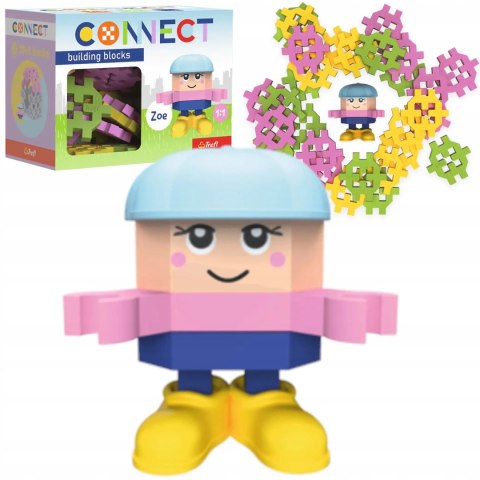Zestaw klocków Connect - Pocket Girl: Zoe 35 elementów 4+ Trefl 61980 Zestaw klocków Connect - Pocket Girl: Zoe 35 elementów 4+ Trefl 61980