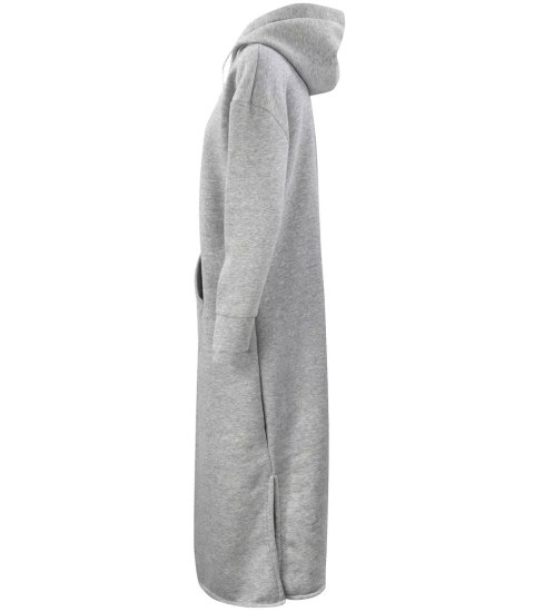 Ciepła bluza damska dresowa Oversize Sukienka Bawełniana Kaptur (Szary) Ciepła bluza damska dresowa Oversize Sukienka Bawełniana Kaptur (Szary)
