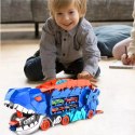Ciężarówka dinozaur T-rex 2w1 wyrzutnia zjeżdżalnia resoraki autka MF-111 Ciężarówka dinozaur T-rex 2w1 wyrzutnia zjeżdżalnia resoraki autka MF-111