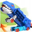 Ciężarówka dinozaur T-rex 2w1 wyrzutnia zjeżdżalnia resoraki autka MF-111 Ciężarówka dinozaur T-rex 2w1 wyrzutnia zjeżdżalnia resoraki autka MF-111