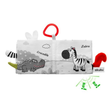 Książeczka sens.animal kingdom AKUKU Książeczka sens.animal kingdom AKUKU