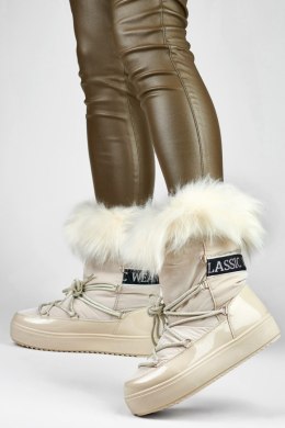 Śniegowce Model 5705-4BE Beige - PRIMO - 39