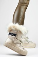 Śniegowce Model 5705-4BE Beige - PRIMO - 39 Śniegowce Model 5705-4BE Beige - PRIMO - 39