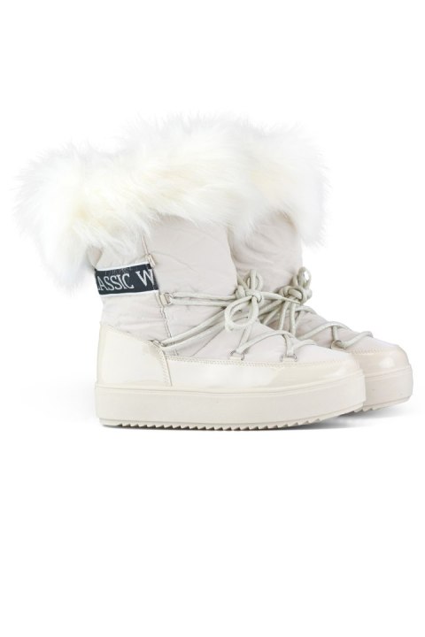 Śniegowce Model 5705-4BE Beige - PRIMO - 39 Śniegowce Model 5705-4BE Beige - PRIMO - 39
