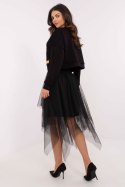 Sukienka Komplet Model MI-KMPL-M5359.79P Black - Italy Moda - uniwersalny Sukienka Komplet Model MI-KMPL-M5359.79P Black - Italy Moda - uniwersalny
