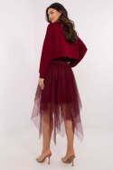 Sukienka Komplet Model MI-KMPL-M5359.79P Bordo - Italy Moda - uniwersalny