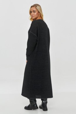 Sukienka Model S149 Black Melange - Makadamia - uniwersalny