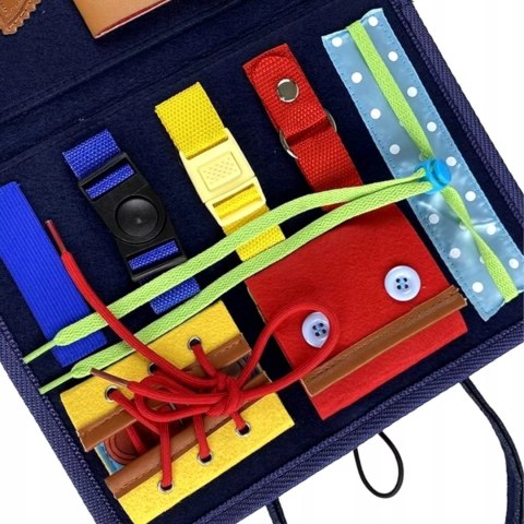 Tablica manipulacyjna książeczka filcowa edukacyjna składana F45N Tablica manipulacyjna książeczka filcowa edukacyjna składana F45N