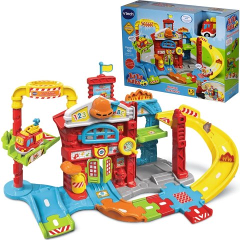 Autka Tut Tut Remiza strażacka interaktywna edukacyjna 60813 VTech Trefl Autka Tut Tut Remiza strażacka interaktywna edukacyjna 60813 VTech Trefl