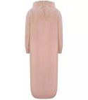 Ciepła bluza damska dresowa Oversize Sukienka Bawełniana Kaptur (Różowy) Ciepła bluza damska dresowa Oversize Sukienka Bawełniana Kaptur (Różowy)
